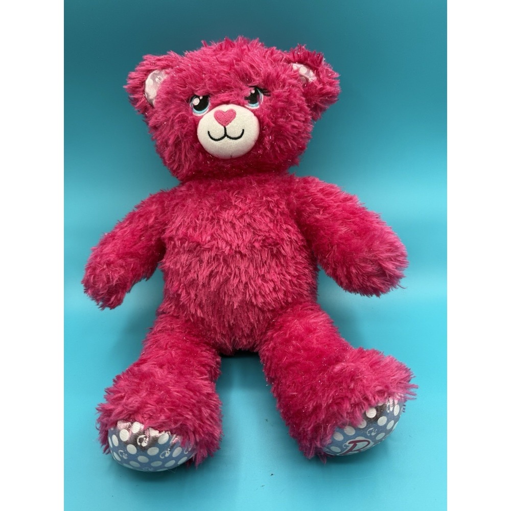 BABW: Build A Bear Barbie Pink Sparkle Bear 16"